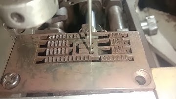 Cylinderbed Flatlock M/c  Feeddog position Timing.