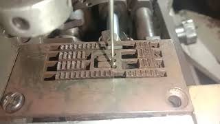 Cylinderbed Flatlock M/c  Feeddog position Timing.