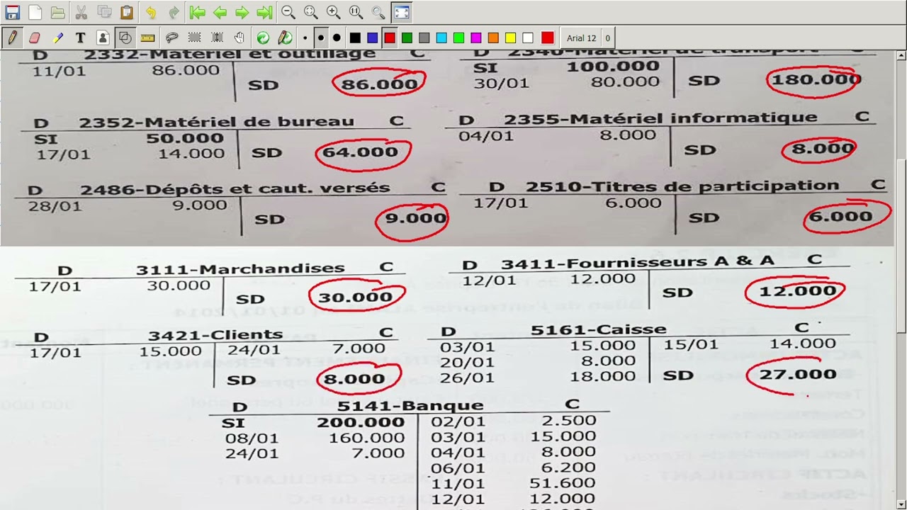 Le compte Vidéo N°32 : Exercice corrigé "suite de la vidéo N°31" passage des comptes au bilan