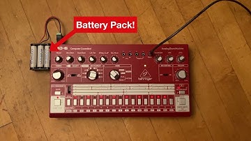 Battery Powered Behringer RD-6 Drum Machine