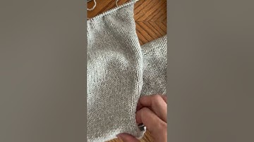 Picking up Stitches for the Shoulder - Knitting