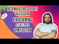 December  2023 Reddit Q &amp; A  Session - LIVE FILMING