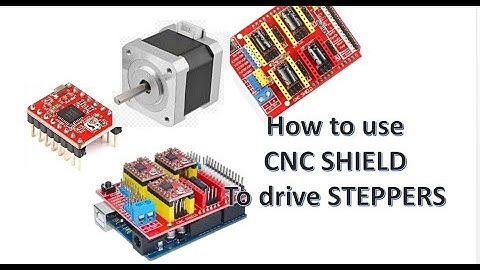 CNC Arduino Shield - Stappenmotoren configureren en aansturen