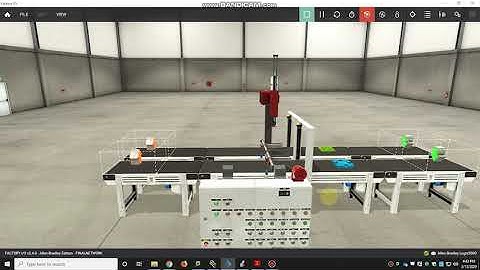 Pick and Place Robot Assembly|  Industrial Automation| Factory IO| Allen Bradley Controllogix PLC