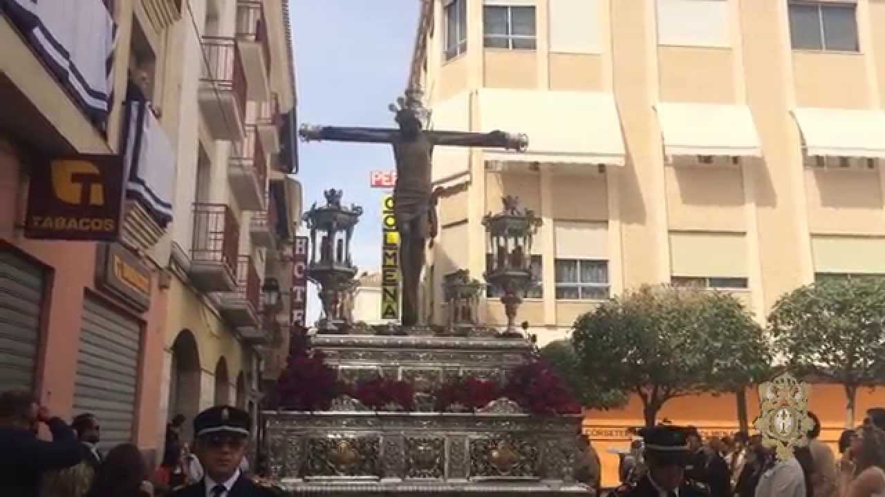 Viernes Santo 2015 - Stmo.Cristo Expiración (Huéscar) en C/Morote con Banda Expiración Huéscar