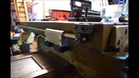 Newall Scale Installation Guide on Knee Mill
