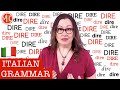 How to conjugate & use the verb DIRE - to say | Learn Italian Grammar