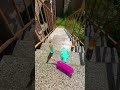 Color Bottle Crashing #crushing #experiment # #bottle #crushingstuff #relaxing #satisfying