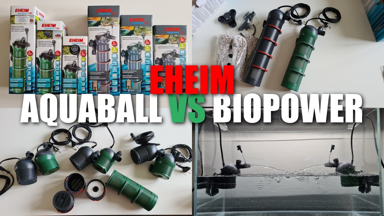 Eheim AquaBall VS BioPower Unboxing & Test 