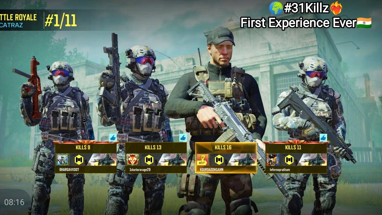 #1Welcome to ALCATRAZzz COD:Mobile Gaz gameplay ,BR Training #31Killz with BotLike Aim+ No ShotgunZ