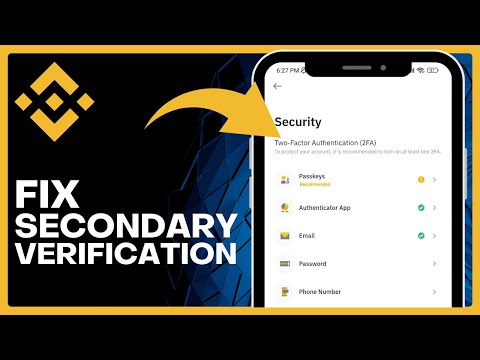 How To Fix Secondary Verification In Binance (Easy Tutorial)
