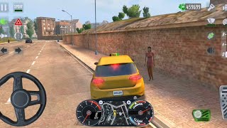 Taxi sim Evolution 2022 | VW Golf driver in Italy streets for clients - Android gameplay screenshot 3