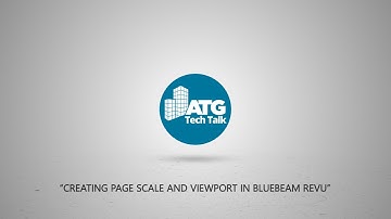 Creating Page Scale and Viewport in Bluebeam Revu