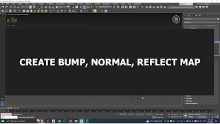 TẠO BUMP, NORMAL, REFLECTION MAP IN VRAY 3DSMAX