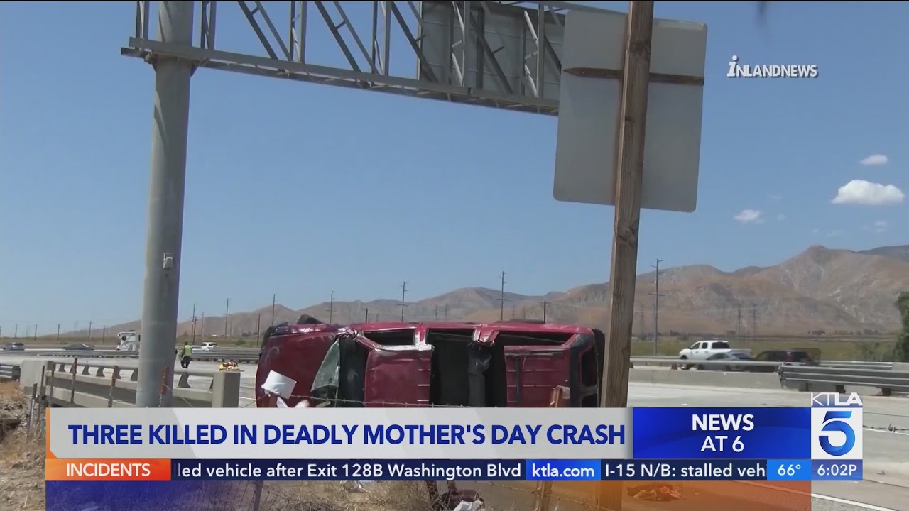 3 killed in deadly Mother's Day crash in Riverside County YouTube