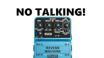 Behringer RV600 - CAVE Reverb!