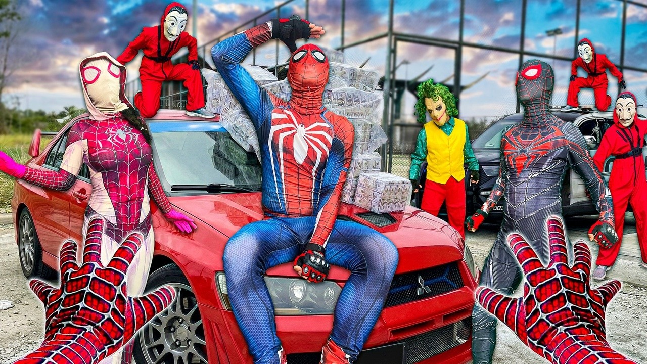 Siêu Nhân Nhện Đóng Giả Hội Người Xấu, Giải Cứu Cảnh Sát Khỏi JOKER|| Tổng Hợp Video Hành Động