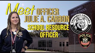 Meet KMS School Resource Officer    Officer Julie A  Carbon 1