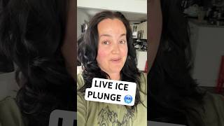 Live ice plunge? #iceplunge