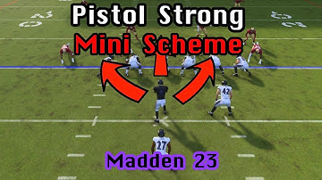 COLLEGE OFFENSE! Pistol Strong Mini Scheme | Madden 23 Tips & Tricks