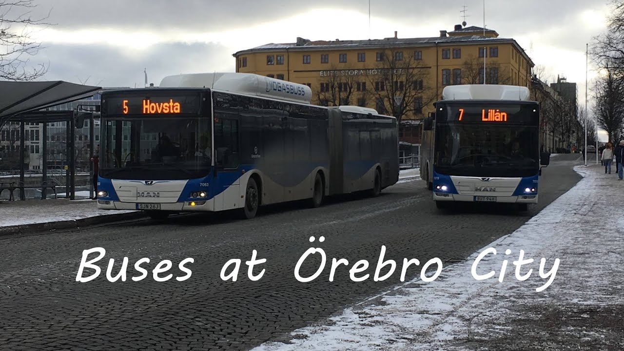 Buses in Örebro City - February 2025