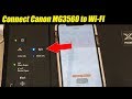 Canon Printer MG3560: How to Connect To Wi-Fi Router Network (iPhone / iPad)