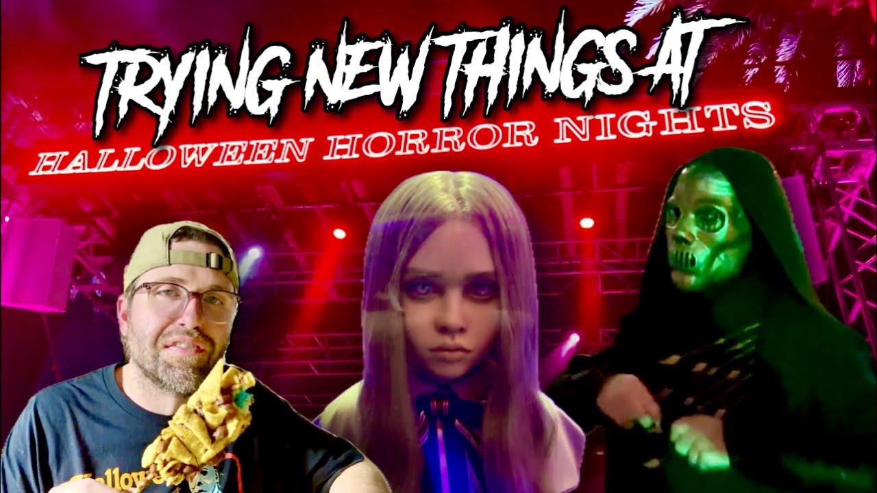 TRYING NEW Things Halloween Horror Nights 2024! Food Reviews, Death