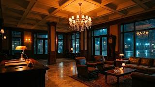 Midnight Hotel Lobby 🌙 Cozy Lofi for Deep Focus, Study & Sleep
