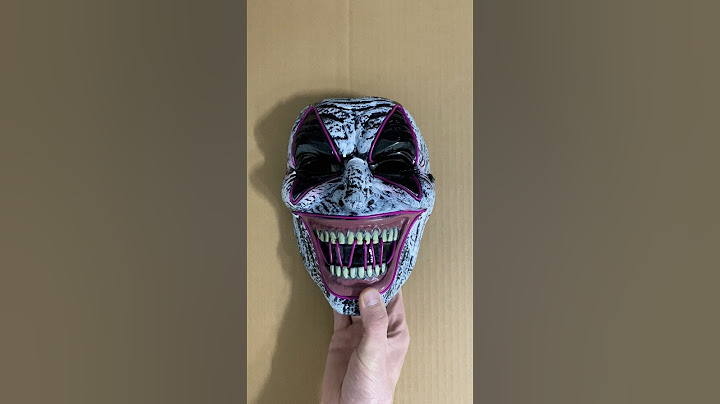 I transformed a Spirit Mask into ART! #diy #art #mask #cosplay #clown #horrorshorts #halloween