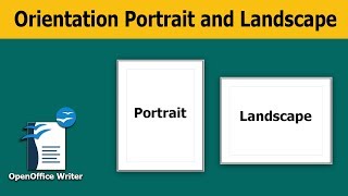 How to change Orientation Portrait and Landscape Page in OpenOffice writer