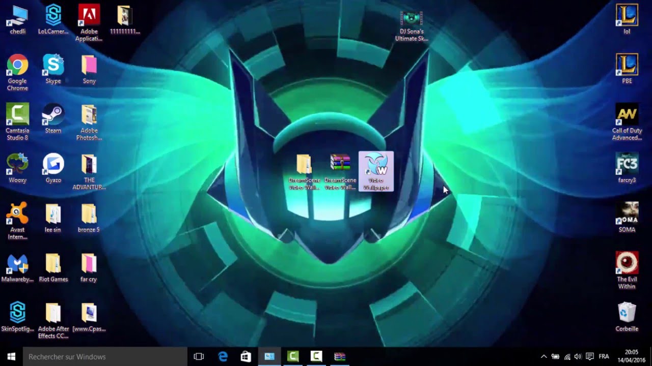 How To Make DJ Sona Animated  Wallpaper  Windows  7 8 10  