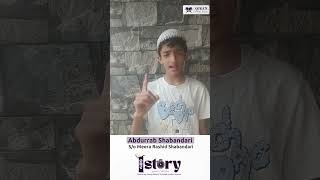 Abdurrab Shabandari So Meera Rashid Shabandari | One Story Online Speech Competition ( Urdu )