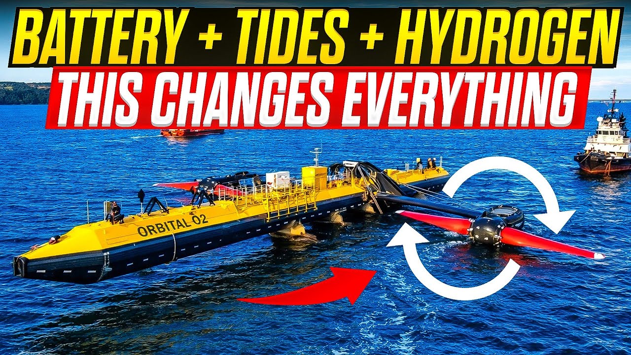 Первая в мире система получения водорода с помощью приливов наконец-то запущена.