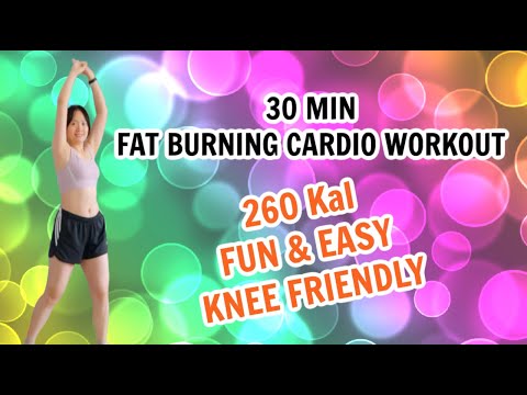 30 MIN FAT BURNING CARDIO WORKOUT🔥BURN FAT🔥LOSS WEIGHT🔥NO JUMPING🔥knee friendly🔥all standing