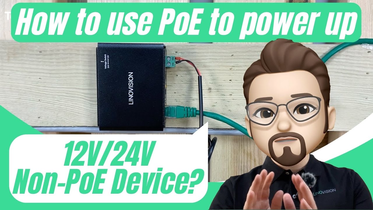 How to use PoE Switch to power up DC12/24V/PoE 24V Routers and Wireless ...