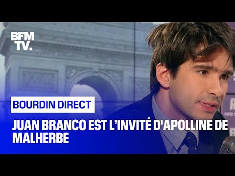 Juan Branco face à Apolline de Malherbe en direct