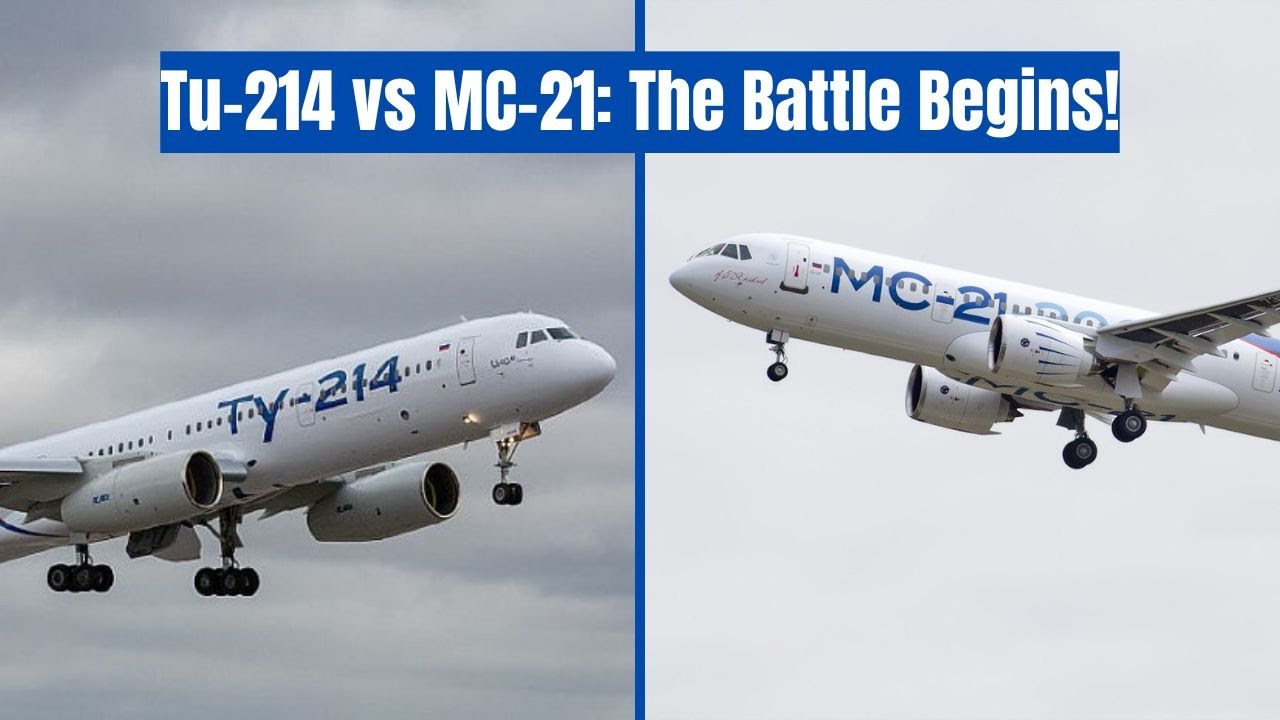 MC-21 and Tu-214: Russia's Dual Strategy to Beat Sanctions - YouTube
