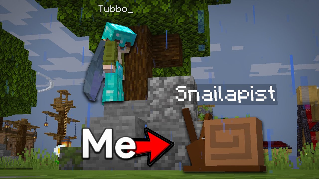 I Became A Snail on Tubbo's Minecraft Server...