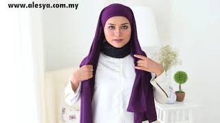 Tutorial Adra Glitter Semi Instant Shawl With Headband