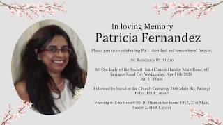 In loving Memory Of Patricia Fernandez
