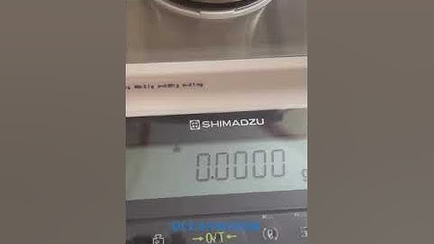 Hiệu chuẩn cân phân tích 4 số SHIMADZU ATY224R. HOW TO CALIBRATE A SHIMADZU ATX/ATY224R? #oceanweigh
