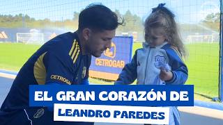 Leandro Paredes has such a big heart 😍 #leandroparedes #bocajuniors #paredes