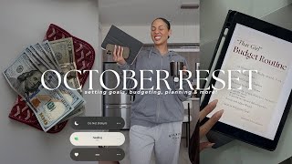 October 2025 Monthly Reset Setting New Goals, Creating Habits, Budgeting Vlogtober?