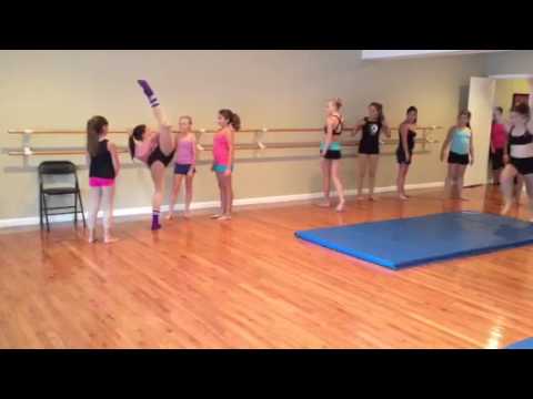 Acro class at the Dance shop 2 - YouTube