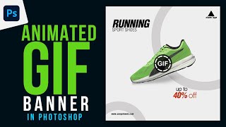 How to Create GIF Banner Animation in Photoshop | Photoshop Tutorial Hindi