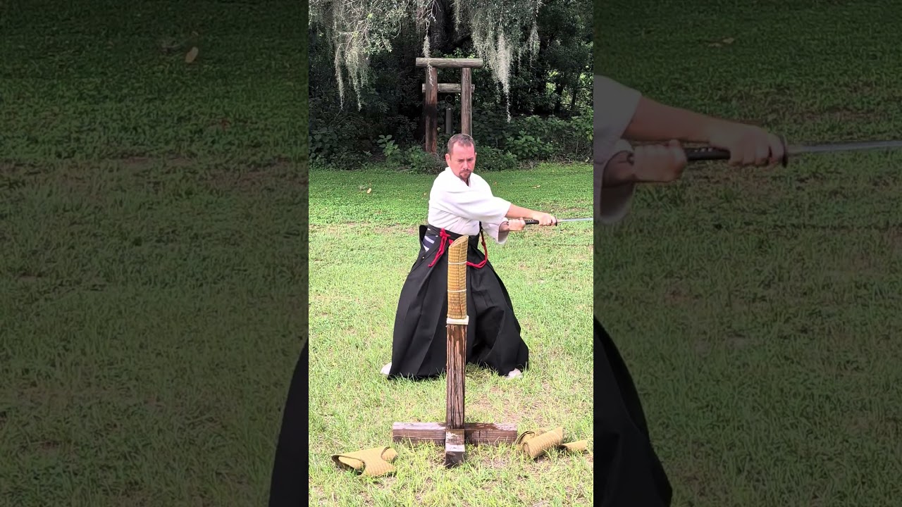 shizan Fridays 630. # #floridabudokan #tameshigiri #iaido