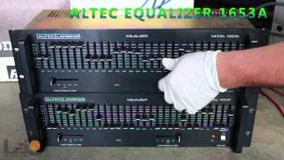 ALTEC Equalizer Model 1653A YouTube