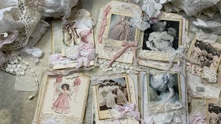 Craft with me:  Overview and creation of junk journal ephemera with Polaroids kits