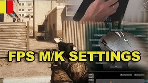 Mouse&Keyboard Settings - Battlefield 3 Gameplay Commentary