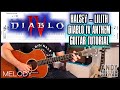 Halsey, SUGA - Lilith (Diablo IV Anthem) Guitar Tutorial